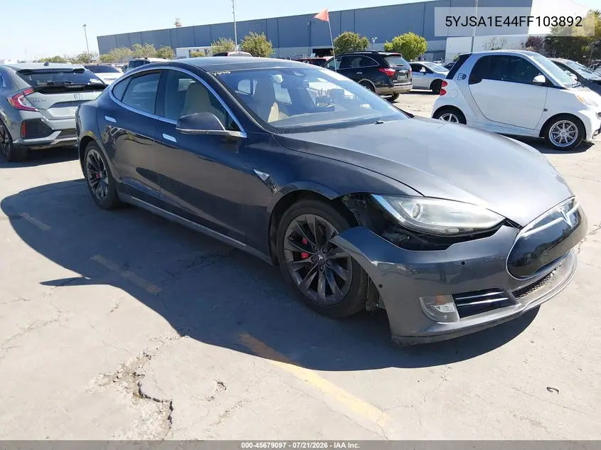 2015 Tesla Model S 85D/P85D VIN: 5YJSA1E44FF103892 Lot: 45679097