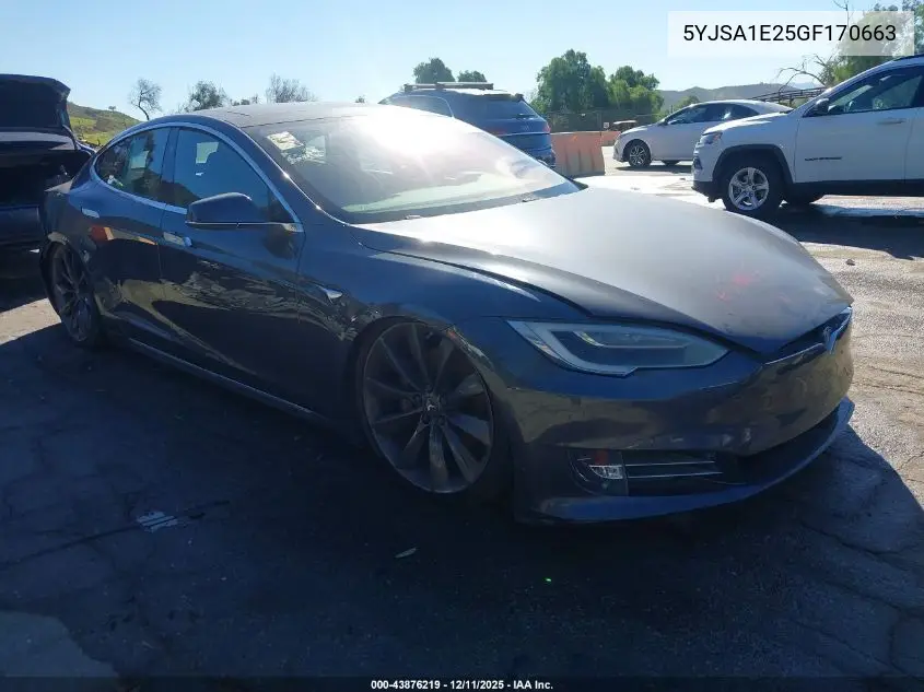 5YJSA1E25GF170663 2016 Tesla Model S
