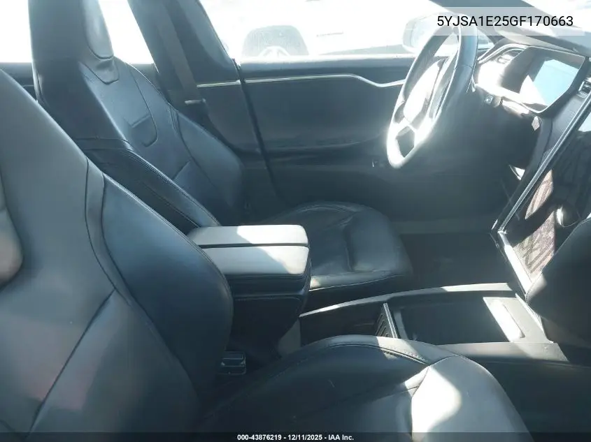 5YJSA1E25GF170663 2016 Tesla Model S