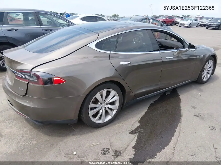 2016 Tesla Model S 60D/70D/75D/85D/90D VIN: 5YJSA1E25GF122368 Lot: 45504649