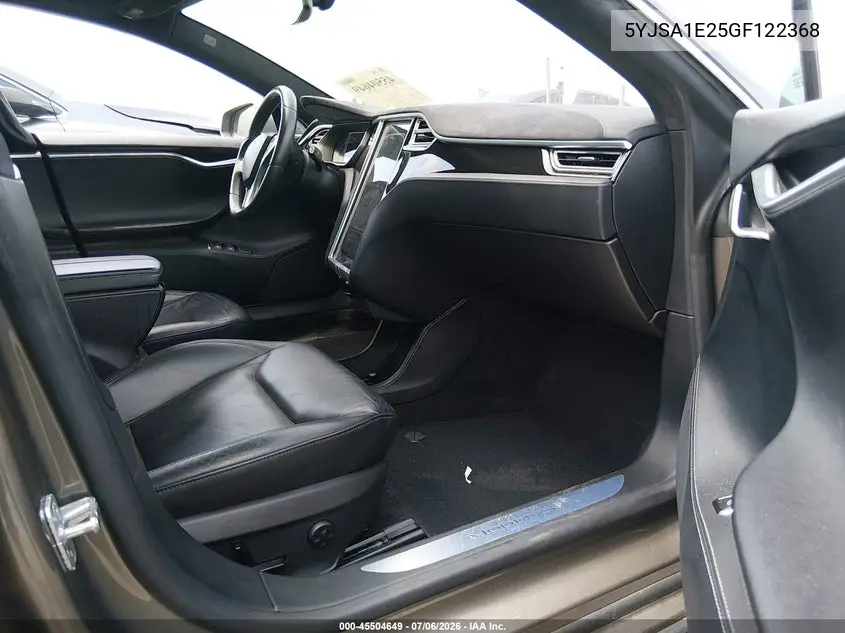 2016 Tesla Model S 60D/70D/75D/85D/90D VIN: 5YJSA1E25GF122368 Lot: 45504649