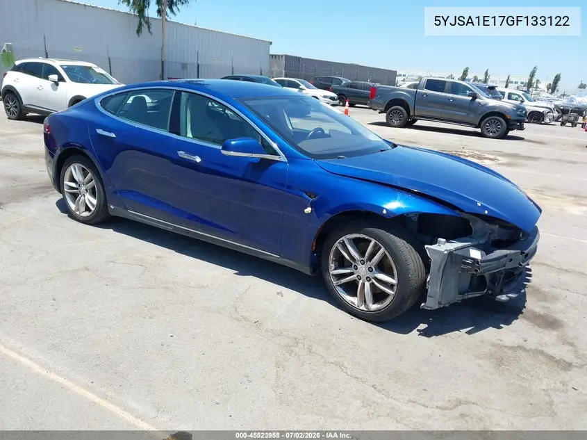 2016 Tesla Model S 60/70/75/85 VIN: 5YJSA1E17GF133122 Lot: 45523958