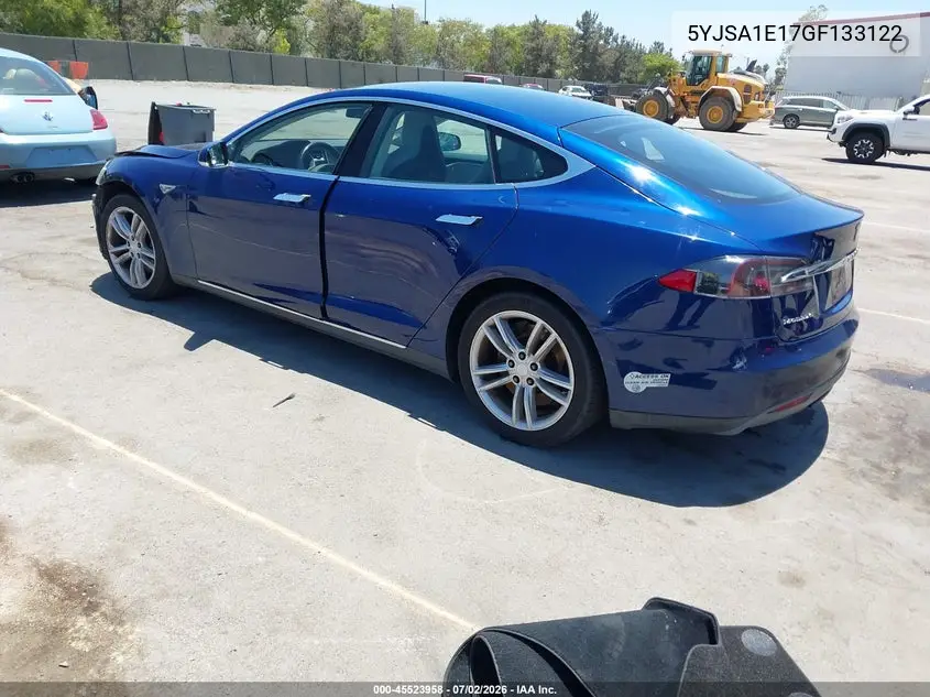 2016 Tesla Model S 60/70/75/85 VIN: 5YJSA1E17GF133122 Lot: 45523958