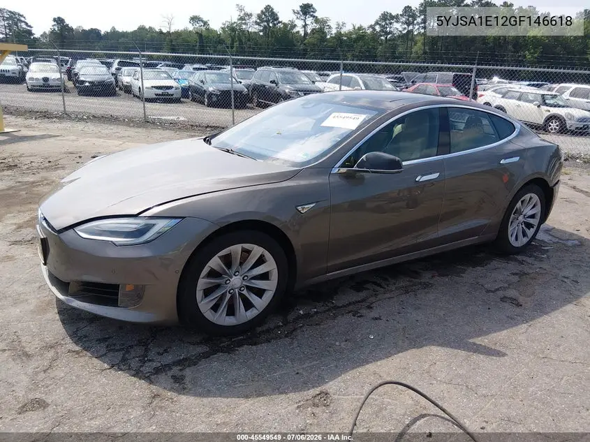 2016 Tesla Model S 60/70/75/85 VIN: 5YJSA1E12GF146618 Lot: 45549549