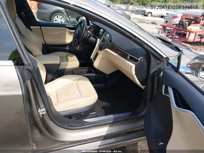 2016 Tesla Model S 60/70/75/85 VIN: 5YJSA1E12GF146618 Lot: 45549549