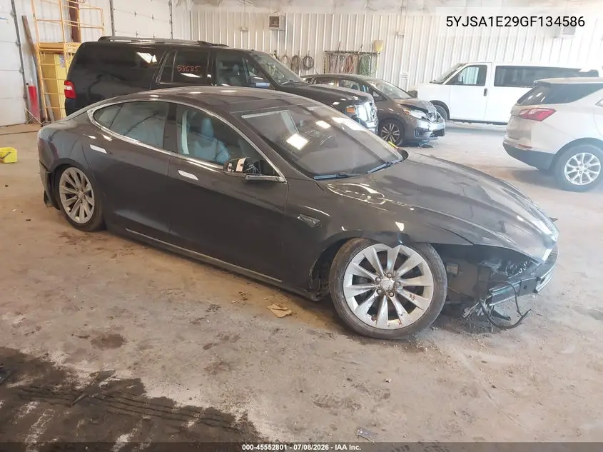 2016 Tesla Model S 60D/70D/75D/85D/90D VIN: 5YJSA1E29GF134586 Lot: 45552801
