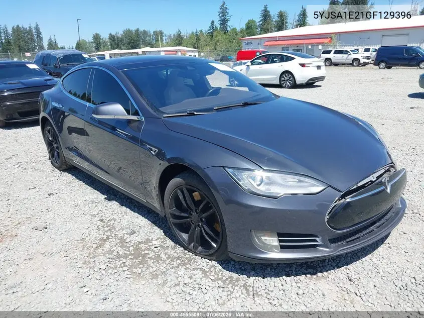2016 Tesla Model S 60D/70D/75D/85D/90D VIN: 5YJSA1E21GF129396 Lot: 45555091