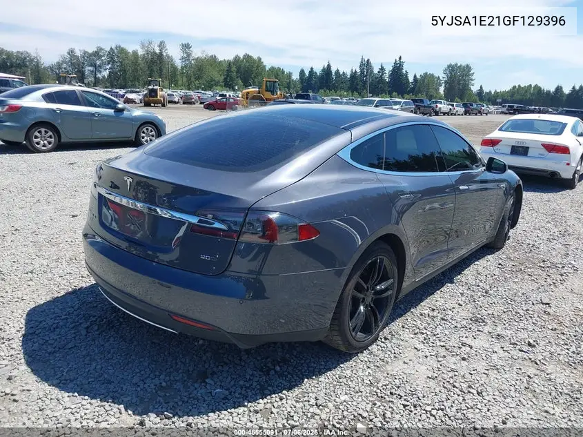 2016 Tesla Model S 60D/70D/75D/85D/90D VIN: 5YJSA1E21GF129396 Lot: 45555091