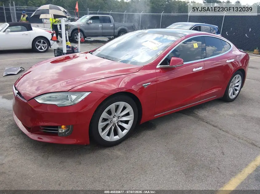 2016 Tesla Model S 60D/70D/75D/85D/90D VIN: 5YJSA1E23GF132039 Lot: 45555677