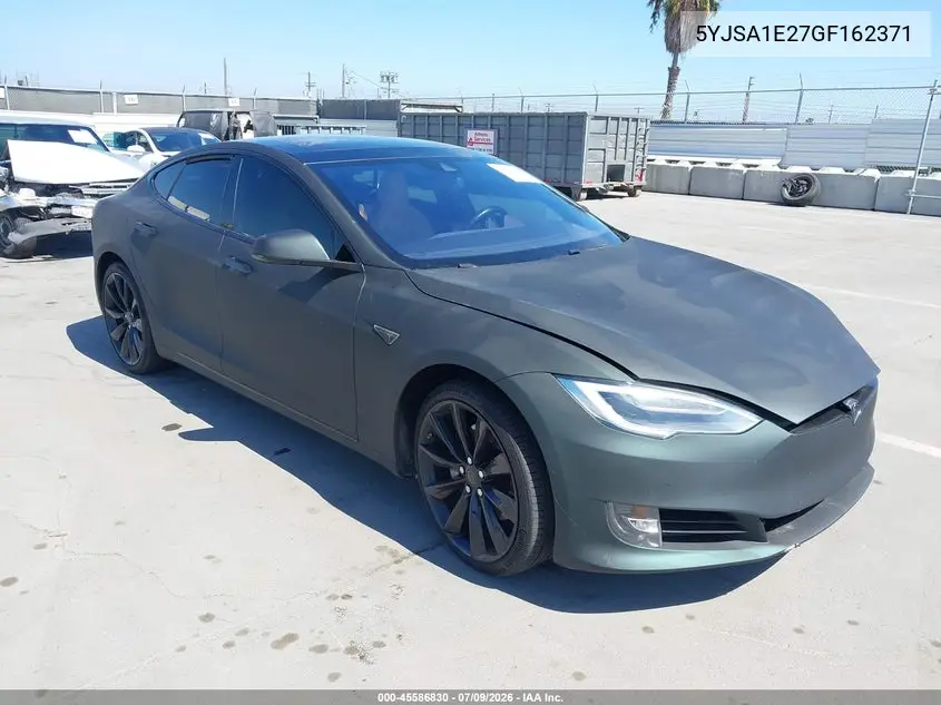 2016 Tesla Model S 60D/70D/75D/85D/90D VIN: 5YJSA1E27GF162371 Lot: 45586830