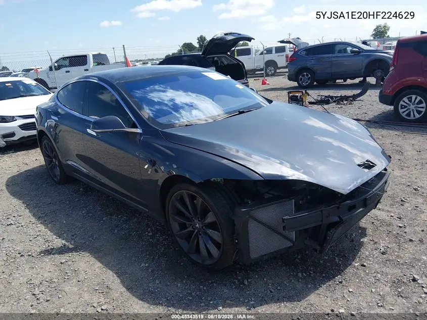 2017 Tesla Model S 100D/60D/75D/90D/P100D VIN: 5YJSA1E20HF224629 Lot: 45343519