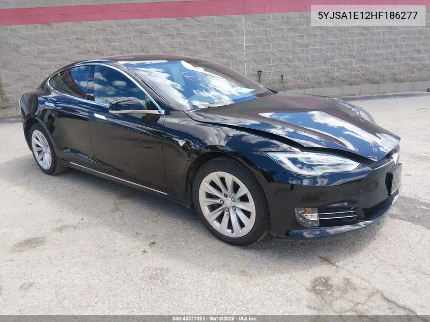 2017 Tesla Model S 60/75 VIN: 5YJSA1E12HF186277 Lot: 45377093