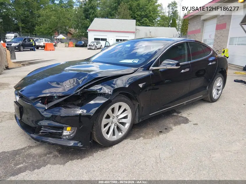 2017 Tesla Model S 60/75 VIN: 5YJSA1E12HF186277 Lot: 45377093