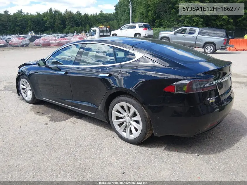 2017 Tesla Model S 60/75 VIN: 5YJSA1E12HF186277 Lot: 45377093