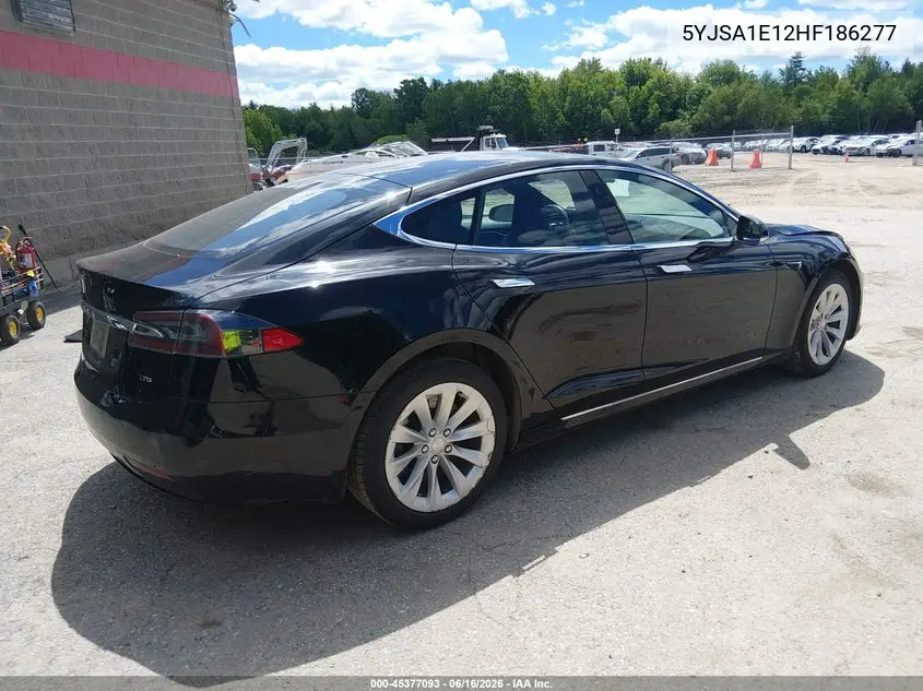 2017 Tesla Model S 60/75 VIN: 5YJSA1E12HF186277 Lot: 45377093