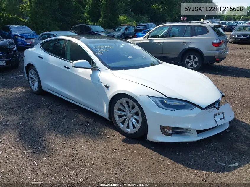2017 Tesla Model S 100D/60D/75D/90D/P100D VIN: 5YJSA1E22HF215608 Lot: 45504858