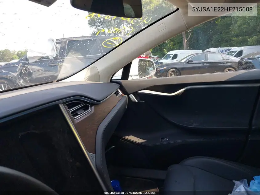 2017 Tesla Model S 100D/60D/75D/90D/P100D VIN: 5YJSA1E22HF215608 Lot: 45504858