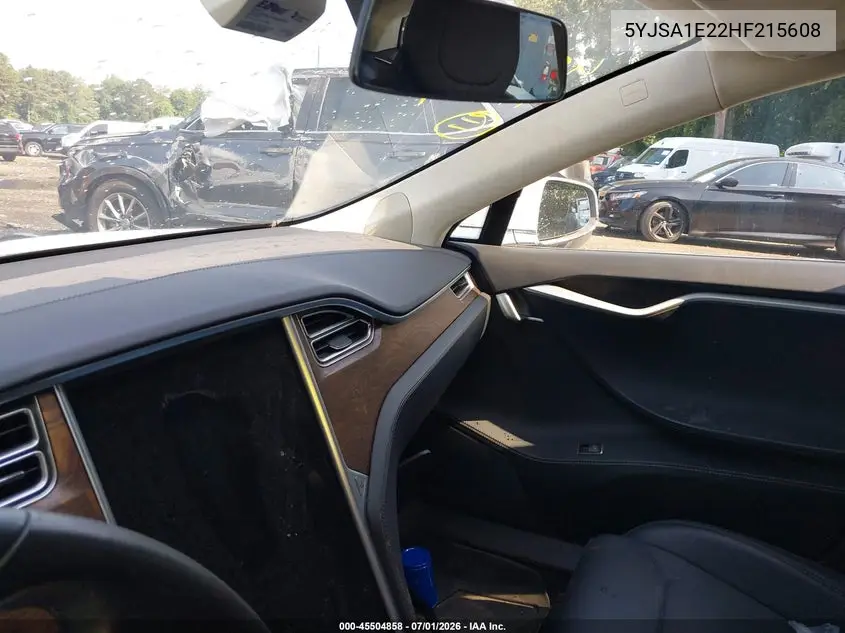 2017 Tesla Model S 100D/60D/75D/90D/P100D VIN: 5YJSA1E22HF215608 Lot: 45504858