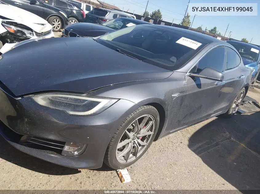 2017 Tesla Model S 100D/60D/75D/90D/P100D VIN: 5YJSA1E4XHF199045 Lot: 45572994