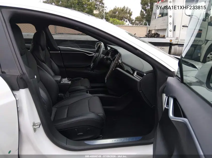 2017 Tesla Model S 60/75 VIN: 5YJSA1E1XHF233815 Lot: 45586749