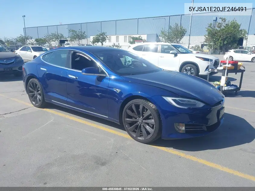 2018 Tesla Model S 100D/75D/P100D VIN: 5YJSA1E20JF246491 Lot: 45530845