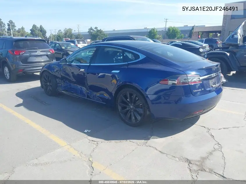 2018 Tesla Model S 100D/75D/P100D VIN: 5YJSA1E20JF246491 Lot: 45530845