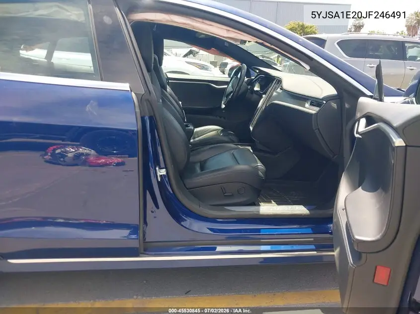 2018 Tesla Model S 100D/75D/P100D VIN: 5YJSA1E20JF246491 Lot: 45530845