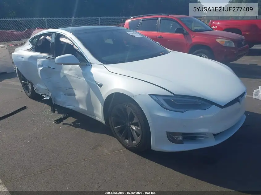 2018 Tesla Model S 100D/75D/P100D VIN: 5YJSA1E21JF277409 Lot: 45542999