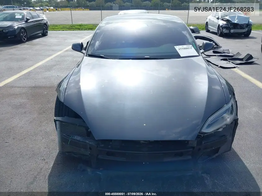 2018 Tesla Model S 100D/75D/P100D VIN: 5YJSA1E24JF268283 Lot: 45580051