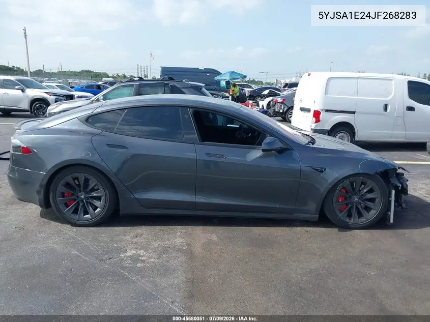 2018 Tesla Model S 100D/75D/P100D VIN: 5YJSA1E24JF268283 Lot: 45580051