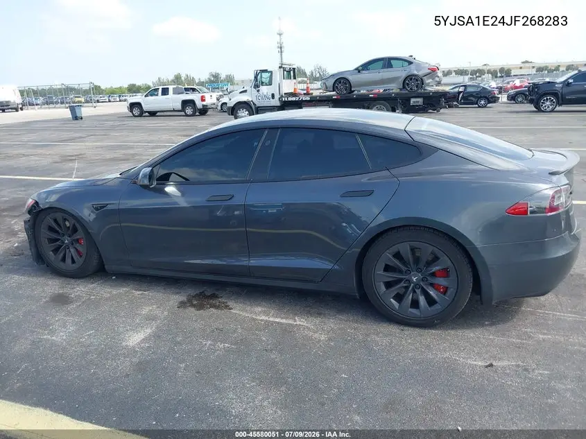 2018 Tesla Model S 100D/75D/P100D VIN: 5YJSA1E24JF268283 Lot: 45580051