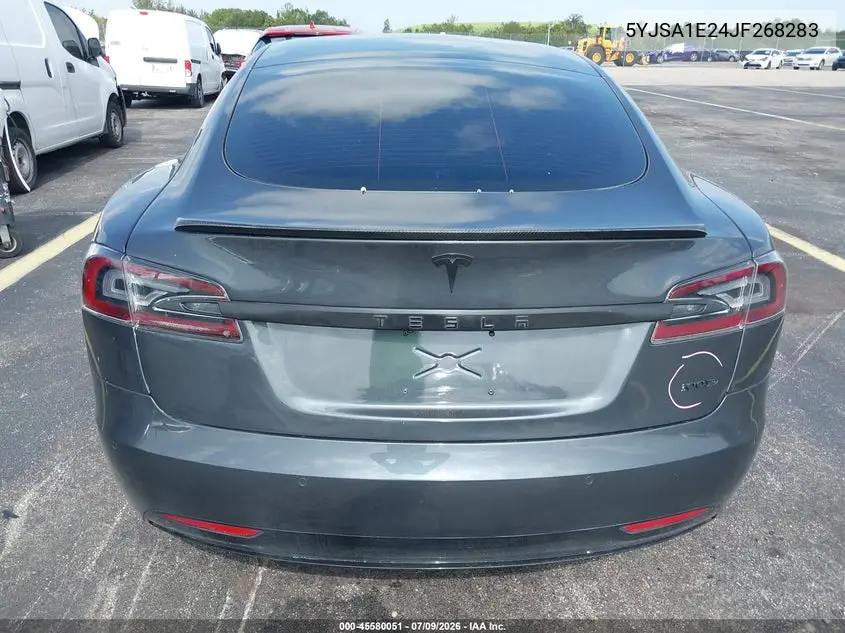 2018 Tesla Model S 100D/75D/P100D VIN: 5YJSA1E24JF268283 Lot: 45580051