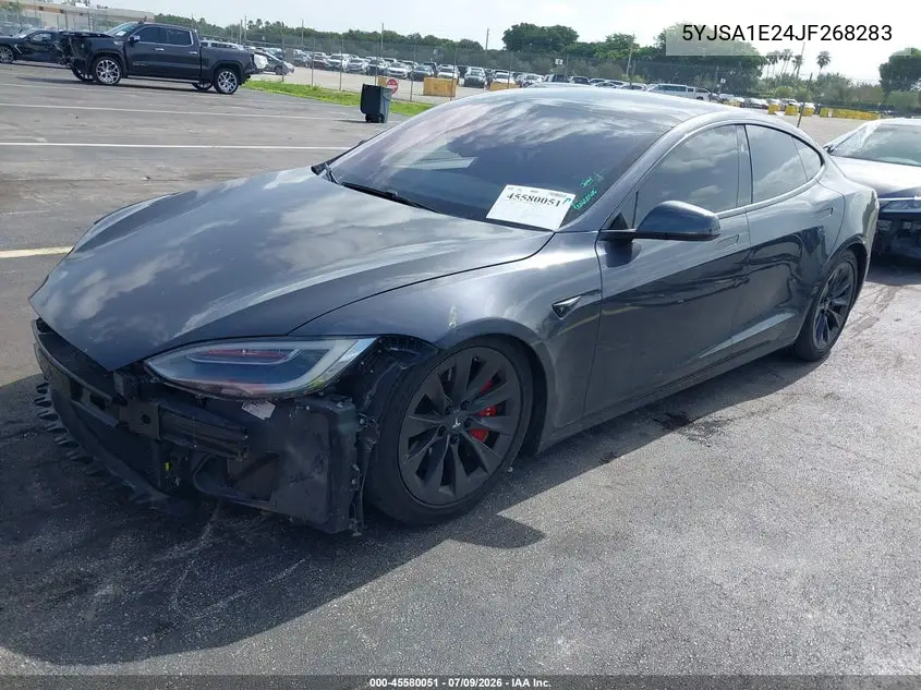 2018 Tesla Model S 100D/75D/P100D VIN: 5YJSA1E24JF268283 Lot: 45580051
