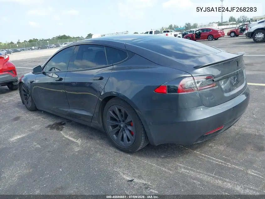 2018 Tesla Model S 100D/75D/P100D VIN: 5YJSA1E24JF268283 Lot: 45580051