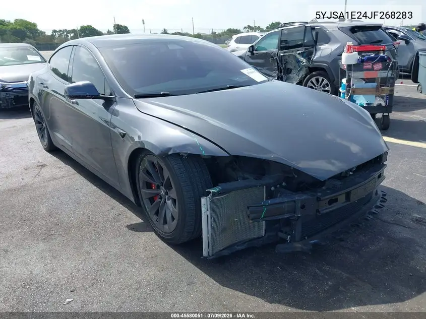 2018 Tesla Model S 100D/75D/P100D VIN: 5YJSA1E24JF268283 Lot: 45580051