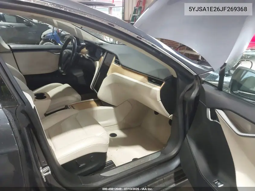 2018 Tesla Model S 100D/75D/P100D VIN: 5YJSA1E26JF269368 Lot: 45612049