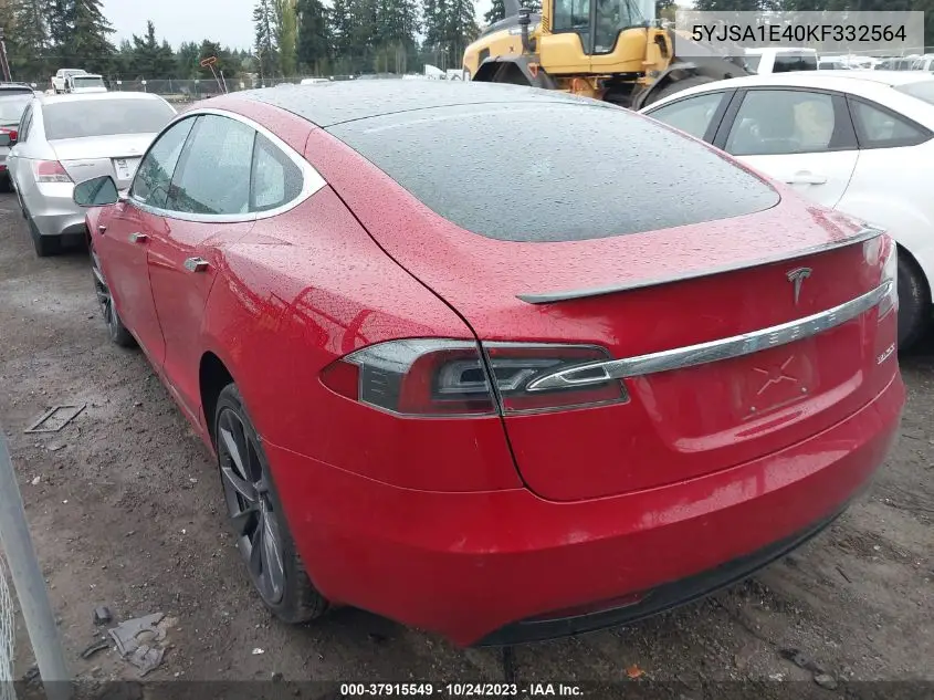 5YJSA1E40KF332564 2019 Tesla Model S P100D/Performance/Long Range/100D