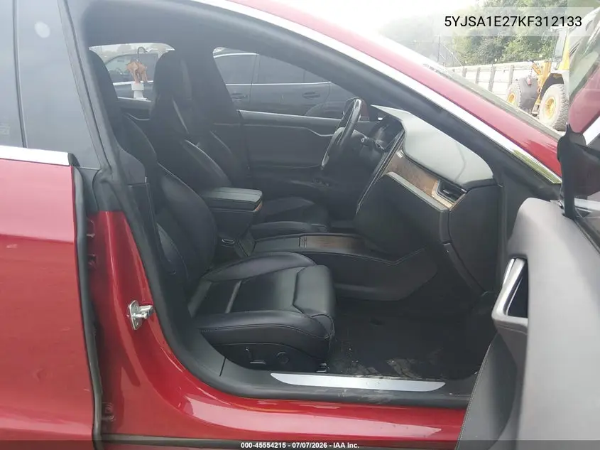 2019 Tesla Model S VIN: 5YJSA1E27KF312133 Lot: 45554215