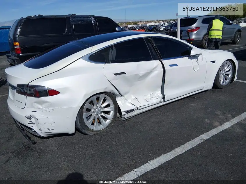 5YJSA1E29LF363750 2020 Tesla Model S Long Range Dual Motor All-Wheel Drive/Long Range Plus Dual Motor All-Wheel Drive