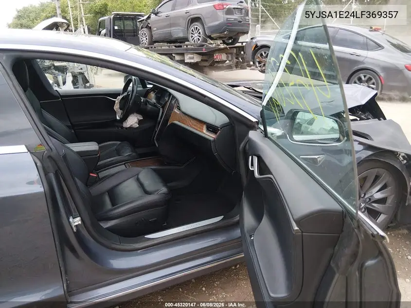 2020 Tesla Model S Long Range Dual Motor All-Wheel Drive/Long Range Plus Dual Motor All-Wheel Drive VIN: 5YJSA1E24LF369357 Lot: 45320147