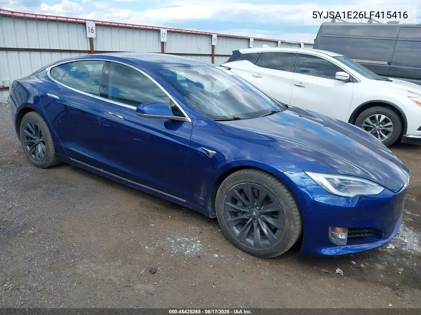 5YJSA1E26LF415416 2020 Tesla Model S