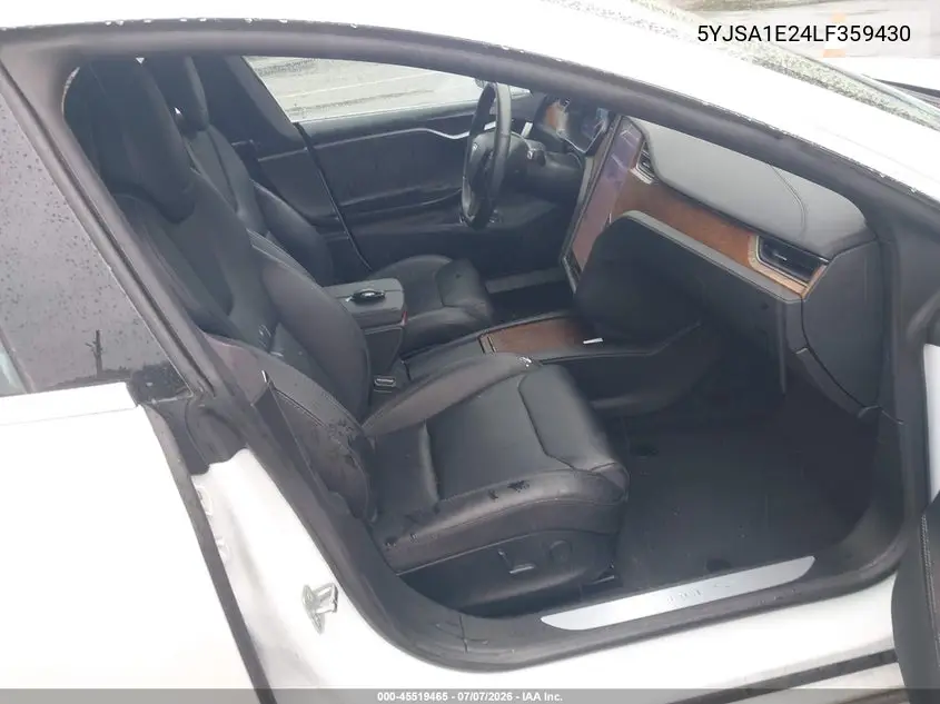 2020 Tesla Model S Long Range Dual Motor All-Wheel Drive/Long Range Plus Dual Motor All-Wheel Drive VIN: 5YJSA1E24LF359430 Lot: 45519465