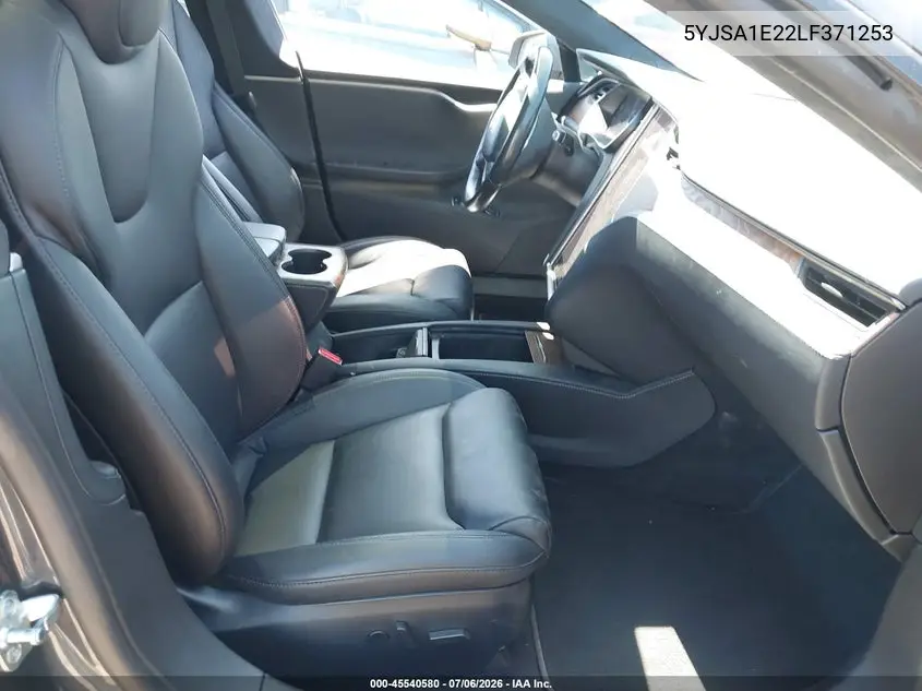 2020 Tesla Model S Long Range Dual Motor All-Wheel Drive/Long Range Plus Dual Motor All-Wheel Drive VIN: 5YJSA1E22LF371253 Lot: 45540580
