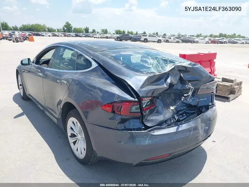 2020 Tesla Model S Long Range Dual Motor All-Wheel Drive/Long Range Plus Dual Motor All-Wheel Drive VIN: 5YJSA1E24LF363090 Lot: 45568044