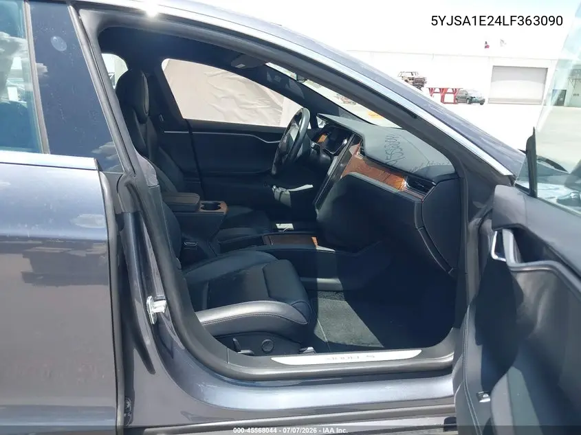 2020 Tesla Model S Long Range Dual Motor All-Wheel Drive/Long Range Plus Dual Motor All-Wheel Drive VIN: 5YJSA1E24LF363090 Lot: 45568044