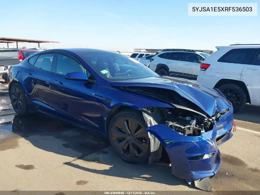 5YJSA1E5XRF536503 2024 Tesla Model S Long Range