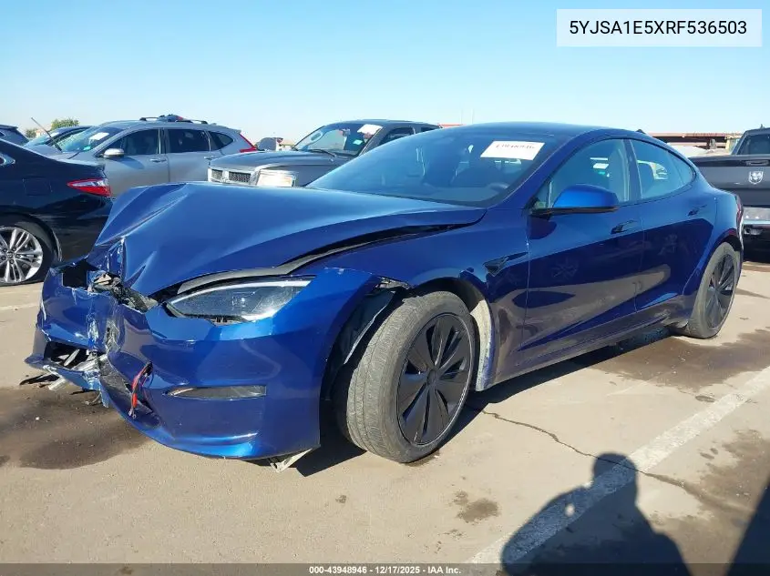 5YJSA1E5XRF536503 2024 Tesla Model S Long Range