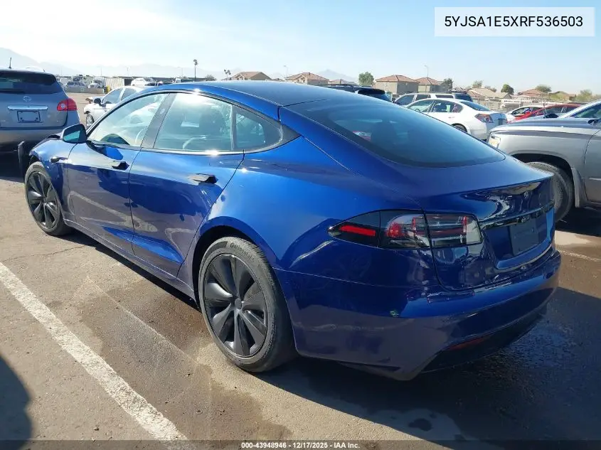 5YJSA1E5XRF536503 2024 Tesla Model S Long Range