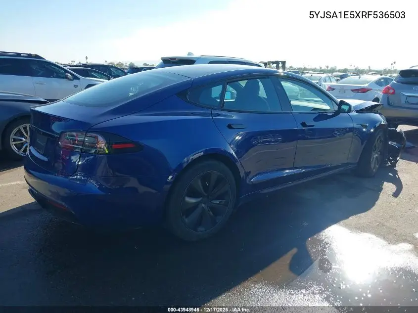 5YJSA1E5XRF536503 2024 Tesla Model S Long Range