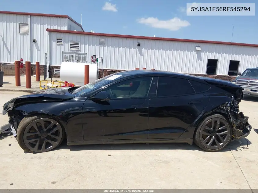 2024 Tesla Model S Long Range VIN: 5YJSA1E56RF545294 Lot: 45494782